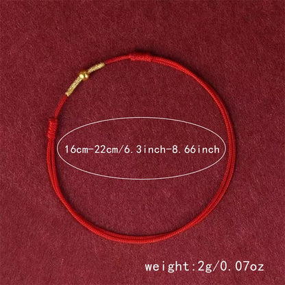 Handmade Lucky Red Bracelet for Wealth and Prosperity - Smarsty