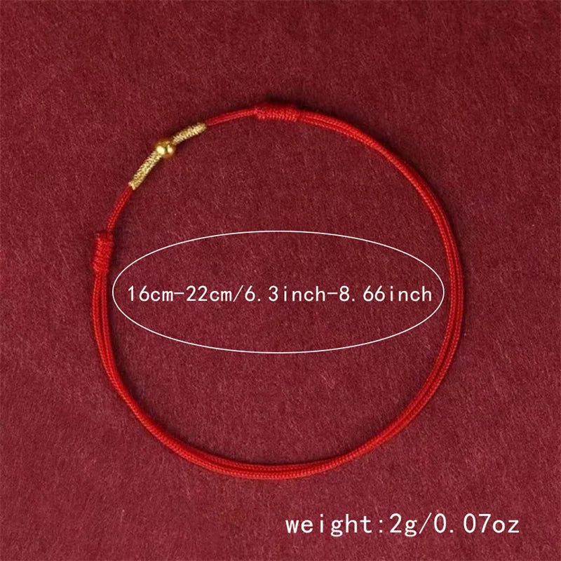 Handmade Lucky Red Bracelet for Wealth and Prosperity - Smarsty