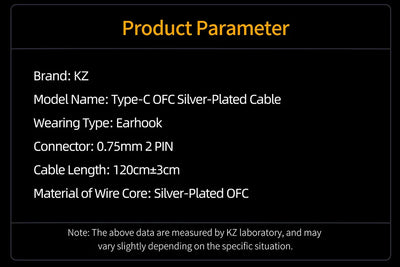 KZ Silver Plated Upgrade Cable for Earphones - Smarsty
