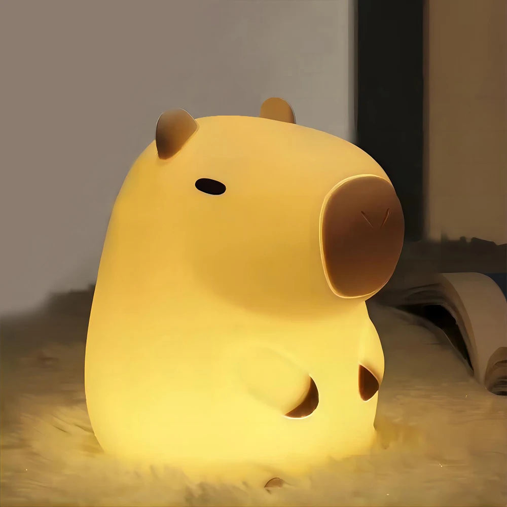Cute Penguin Night Light Rechargeable Silicone Lamp for Kids - Smarsty