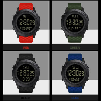 Men's Waterproof Sports Watch with LED Display and Stopwatch - Smarsty