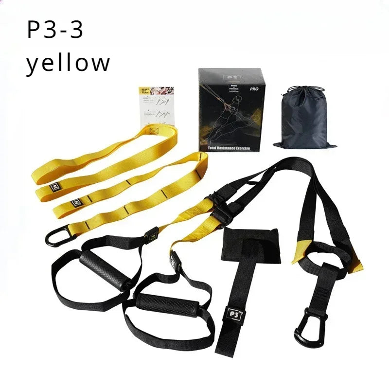 Suspension Training Strap Fitness Strength Power Suspension Trainer Adjustable Yoga Strap Wall Mount Professional Trx Tensioner