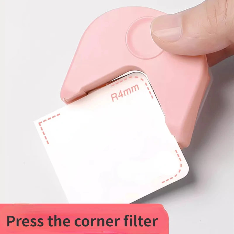 circle cutter button maker Corner round machine corner punching portable paper cutter card photo cutting - Smarsty