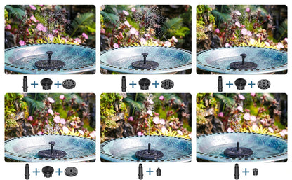 Solar Powered Mini Fountain for Garden Decor - Smarsty