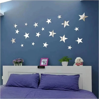 Star Mirror Wall Stickers for Stunning Home Decor - Smarsty