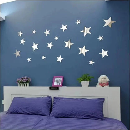 Star Mirror Wall Stickers for Stunning Home Decor - Smarsty