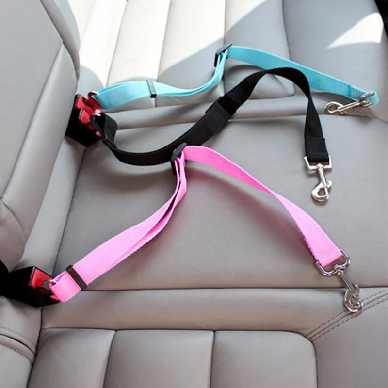 Adjustable Dog Car Seat Belt for Safety and Comfort - Smarsty