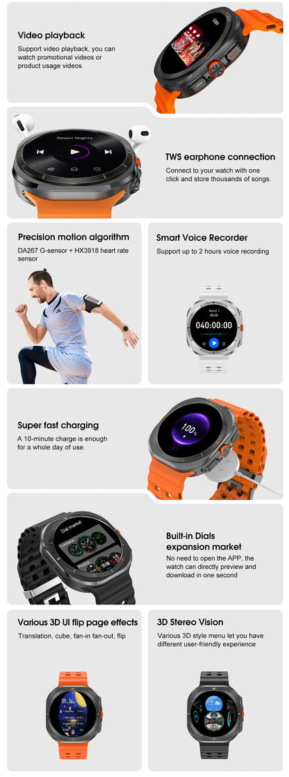 Samsung Galaxy Watch 7 Ultra Fitness Smartwatch 32GB Memory - Smarsty