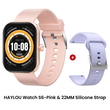 Haylou S6 Smartwatch With HD Display And Fitness Tracking - Smarsty
