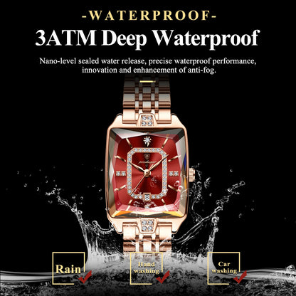 Elegant Waterproof Stainless Steel Women's Wristwatch - Smarsty