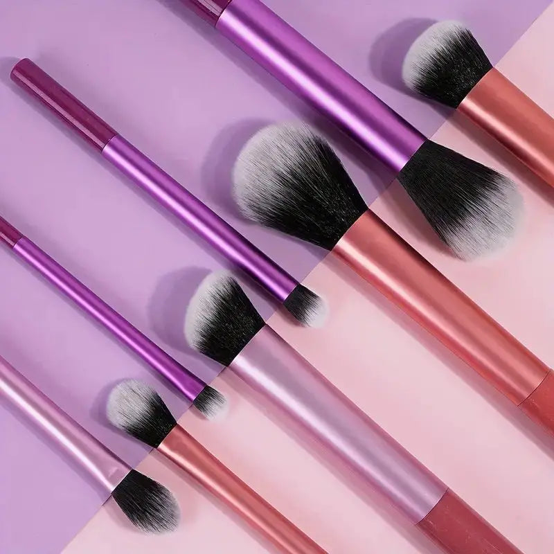 8 Piece Professional Makeup Brush Set for Flawless Application - Smarsty