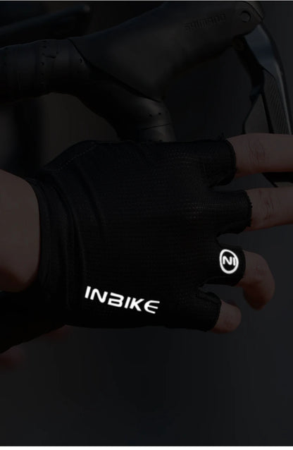 INBIKE Breathable Half Finger Cycling Gloves with Shock Absorption - Smarsty