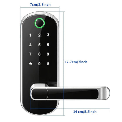 Smart Fingerprint Door Lock with WiFi Remote Access - Smarsty