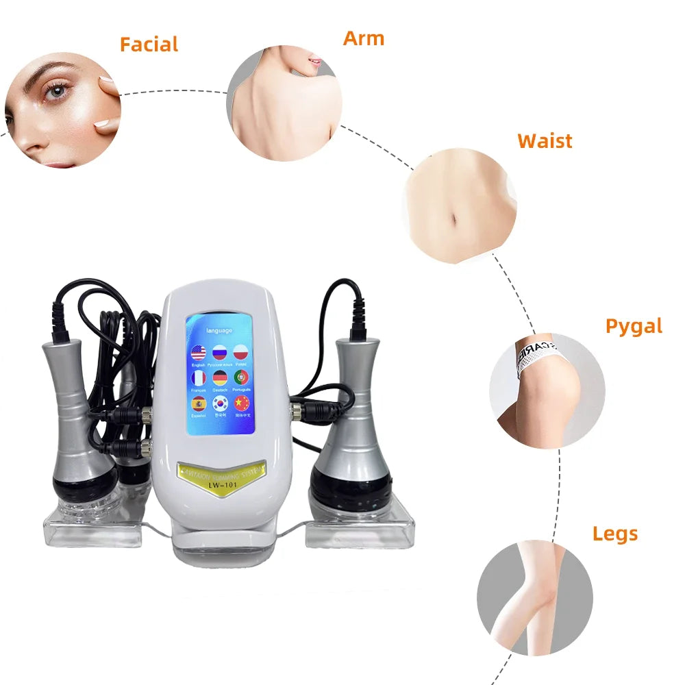 40K 3 in 1 Ultrasonic Body Slimming Machine - Smarsty