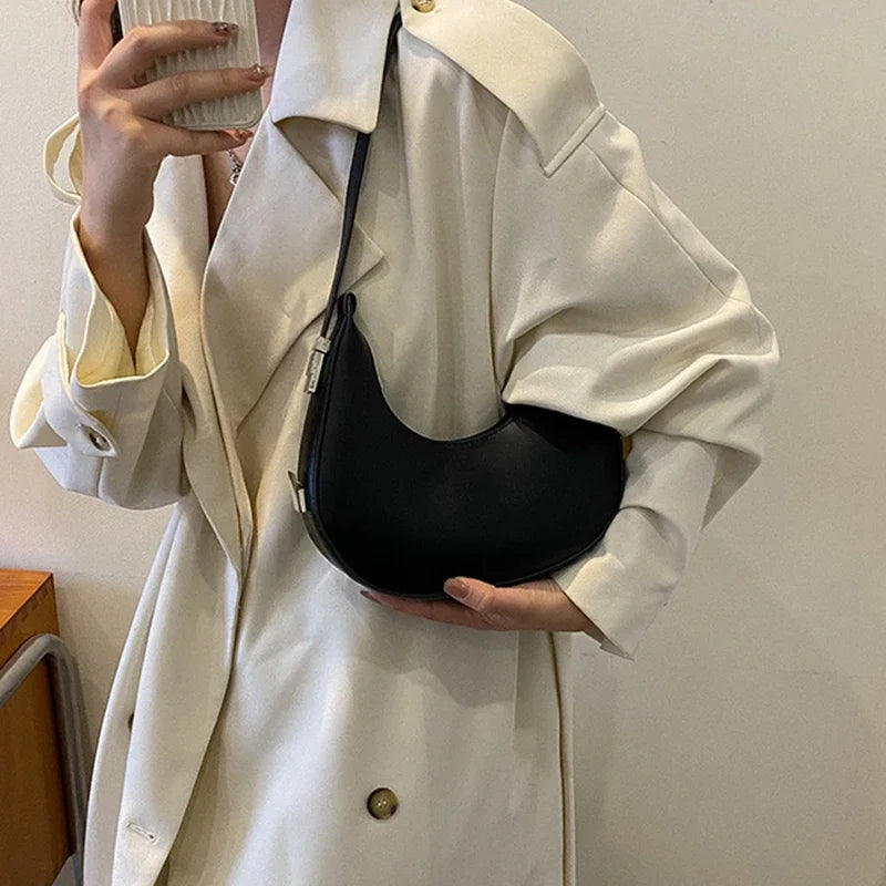 Luxury PU Leather Hobo Bag For Women With Zipper Closure - Smarsty
