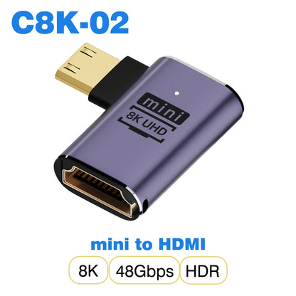 UGOURD HDMI 2.1 Cable Adapter for 8K 60Hz Support - Smarsty