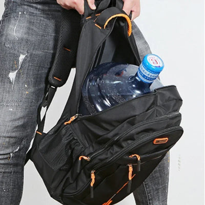 Men's Backpacks Oxford Waterproof Rucksack Business Computer Bag Casual Travel Backpack Senior High School Student Schoolbag - Smarsty