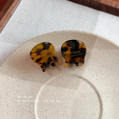 Mini Acetate Hair Claw Set Small Cute Elegant Secure Grip - Smarsty
