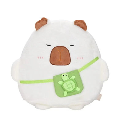 Kawaii Capybara Plush Backpack for Women Versatile Cartoon Funny Capibala Crossbody Bag aLrge Capacity Tote Bag - Smarsty