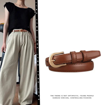 Brown Summer Belt With Versatile Western Style - Smarsty