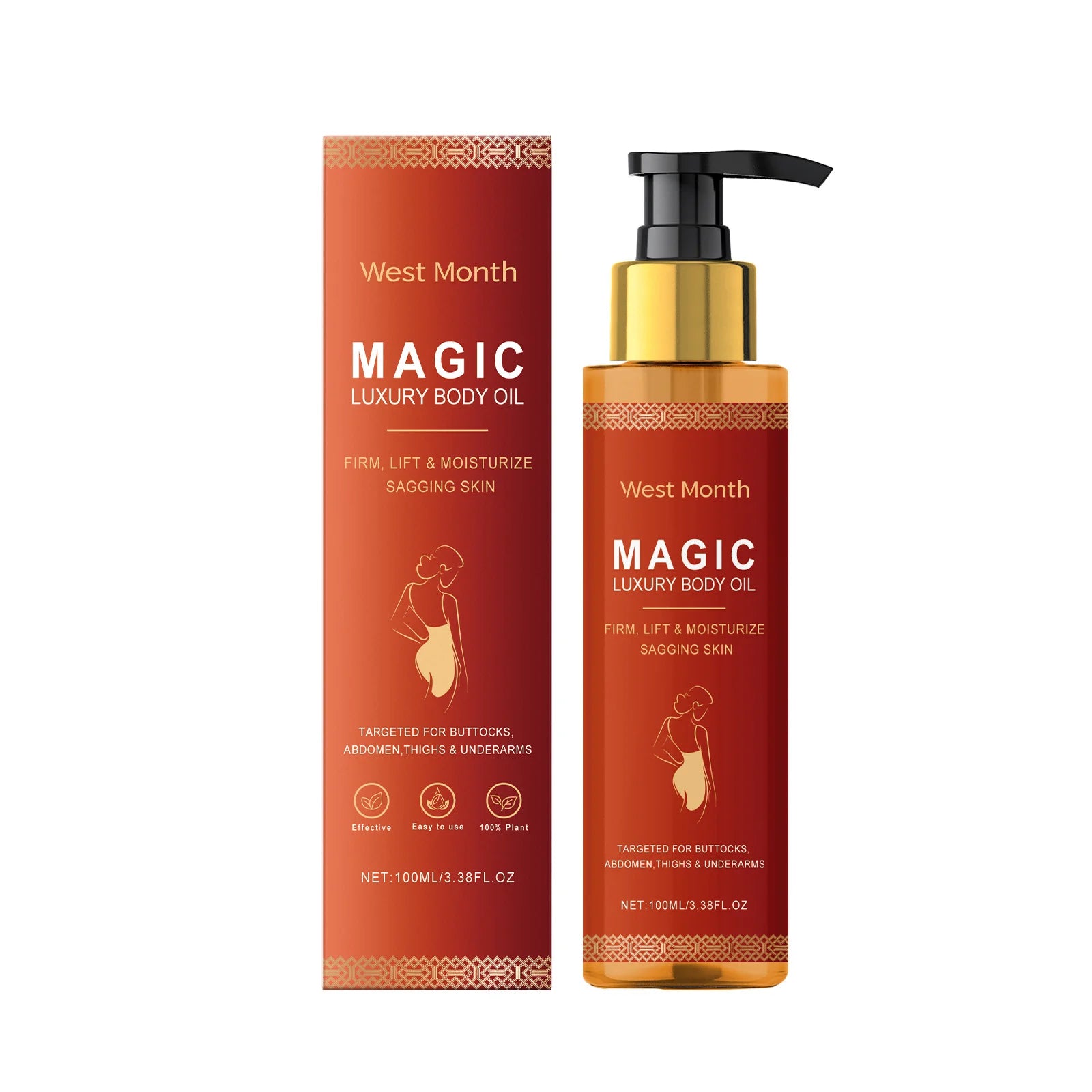 Luxury Body Oil for Deep Moisturizing and Firming Skin - Smarsty