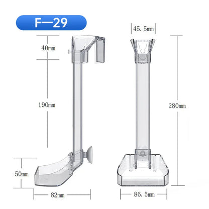 Transparent Acrylic Aquarium Fish Feeder Tube Design - Smarsty