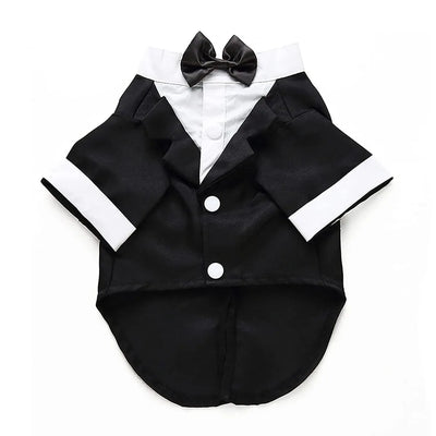 Elegant Dog Tuxedo Suit for Weddings and Parties - Smarsty