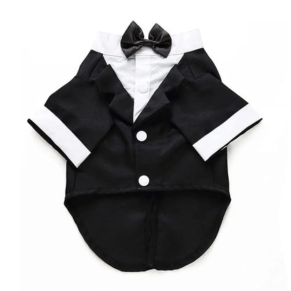 Elegant Dog Tuxedo Suit for Weddings and Parties - Smarsty