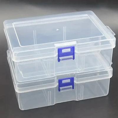 Transparent Plastic Storage Boxes for Jewelry and Crafts - Smarsty