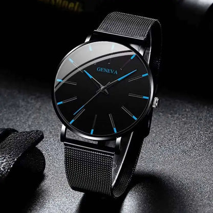 Ultra Thin Men's Business Watch with Mesh Band - Smarsty