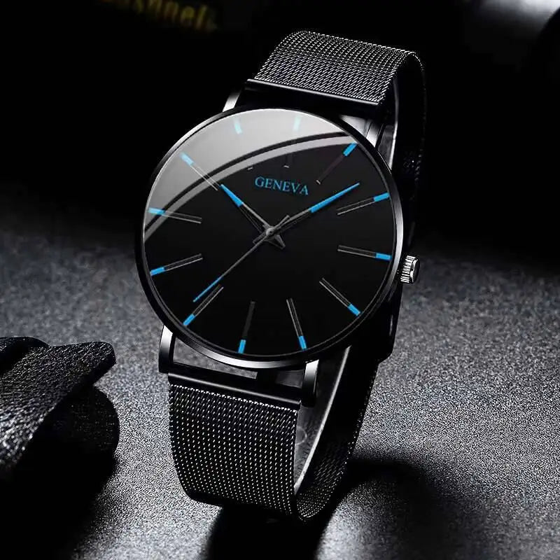 Ultra Thin Men's Business Watch with Mesh Band - Smarsty