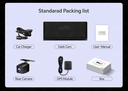 4K Car Dash Cam With Wireless CarPlay And Android Auto - Smarsty