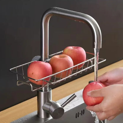 Faucet Hanging Type Drainage Rack For Kitchen Sink Bathroom Sink Holder Storage Rack Shelf Organizer Kitchen Accessories by Smarsty