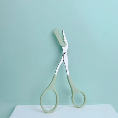 Precision Eyebrow Trimming Scissors with Built-in Comb - Smarsty
