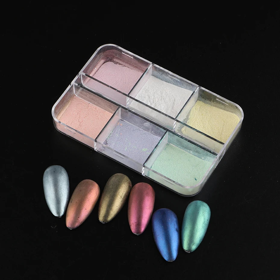 Metallic Chrome Nail Glitter Powder for Stunning Manicures - Smarsty