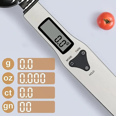 500/0.1 Digital Spoon Scale High-precision Switchable Stainless Steel Measuring Spoon Baking Food Electronic Kitchen Scale by Smarsty