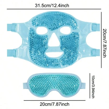 Gel Cooling Eye Mask for Refreshing Hot Cold Therapy - Smarsty