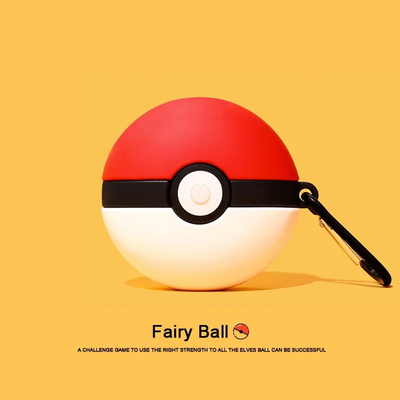 Cute Poke Ball Silicone Case For Airpods Pro 2 - Smarsty