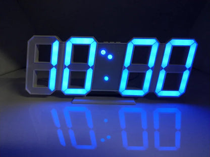 3D LED Digital Alarm Clock with Date and Temperature - Smarsty