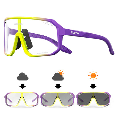 Cycling Glasses Photochromic Sunglasses Men Women Mountain Bike Road Eyewear New Bicycle Riding Outdoor Sports Hiking Goggles - Smarsty