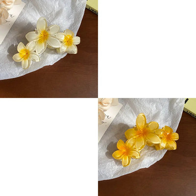 Sunflower Gradient Flower Hair Clip Secure Beach Style - Smarsty