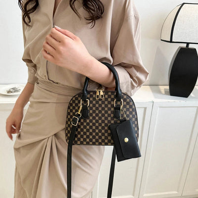 Lux Plaid Crossbody Bag For Women With Compact Mini Purse - Smarsty