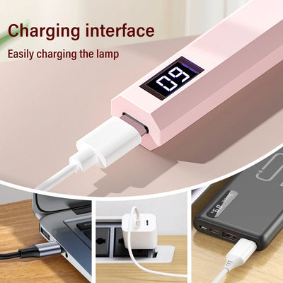 Mini UV Nail Lamp for Gel Polish Curing at Home - Smarsty
