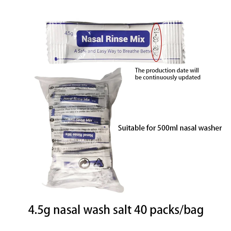 Nasal Irrigator Rinse Bottle for Allergy Relief - Smarsty