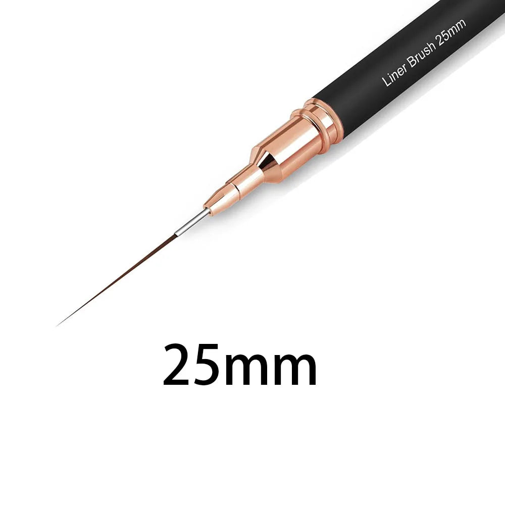 Black Nail Art Liner Brushes for Precision Design - Smarsty