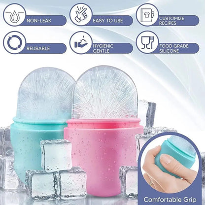 Summer Reusable Ice Facial Roller for Puffiness Relief - Smarsty