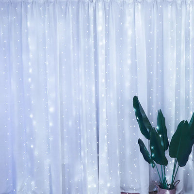 3/4/6m Curtain LED String Lights Garland USB Festoon Remote Control Fairy Garland Lights Christmas Decoration for Bedroom Home - Smarsty