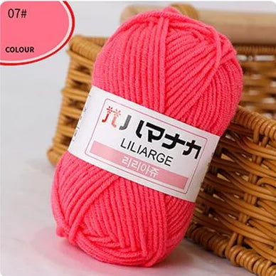 Soft Cotton Knitting Yarn for DIY Baby Sweaters - Smarsty