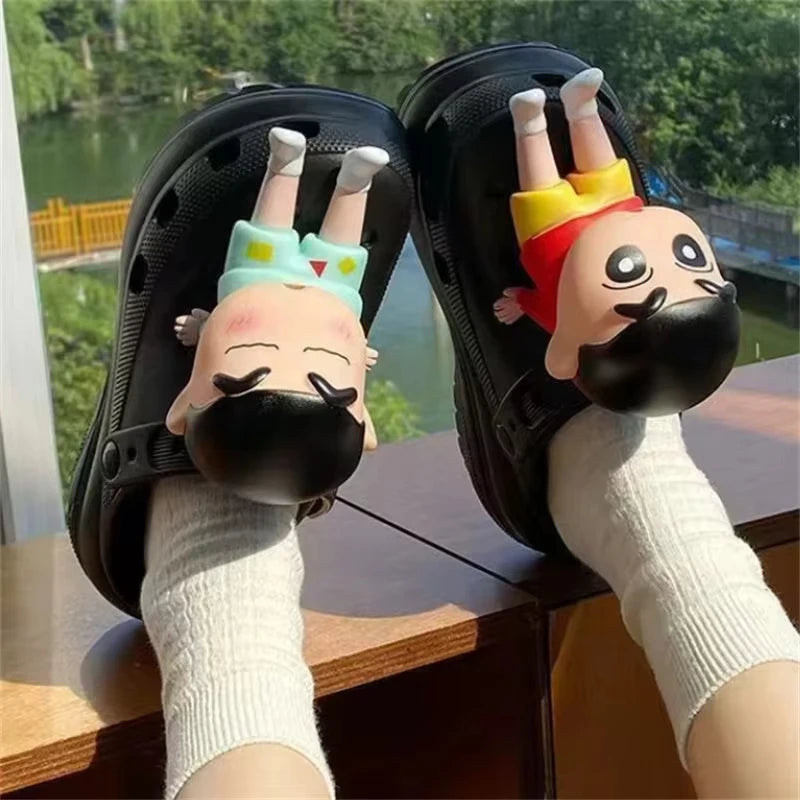 MINISO Personality Cute Cartoon 3D Shoe Charms Funny DIY Sandal & Clog Decorations Holiday Gift For Boys And Girls