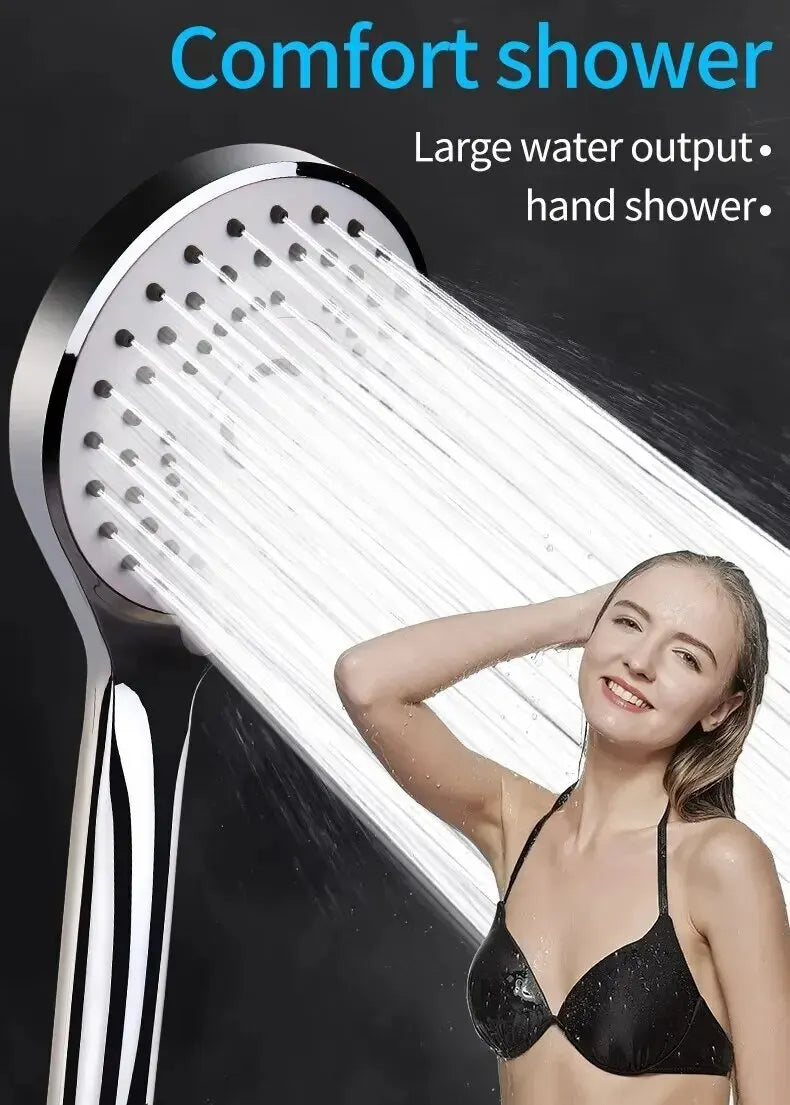 High Pressure Hand Shower with Large Water Output - Smarsty